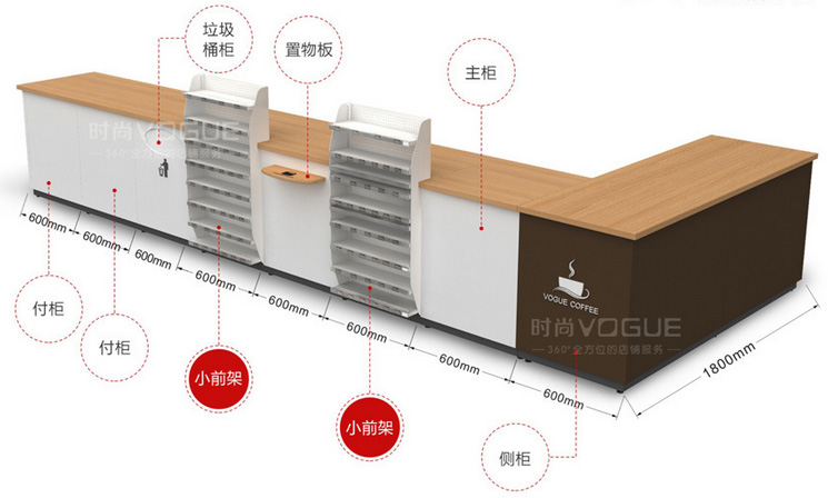 便利店收銀臺(tái)尺寸