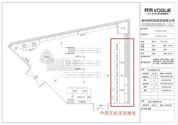 藥店平面設計圖